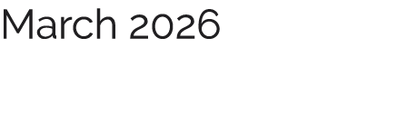March 2026