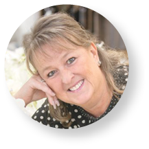 A woman with blonde hair is posing in front of a large bouquet of white flowers. AI generated content