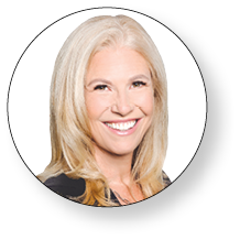 A woman with blonde hair and a smile on her face. AI generated content